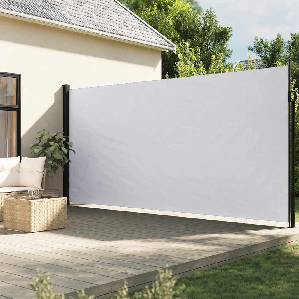 Σκίαστρο Πλαϊνό Συρόμενο Λευκό 220 x 600 εκ. - Pakobazaar