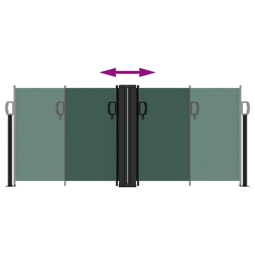 Σκίαστρο Πλαϊνό Συρόμενο Σκούρο Πράσινο 100 x 600 εκ.