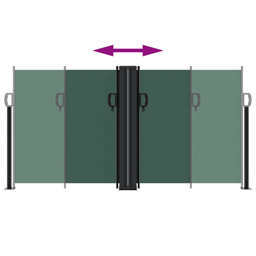 Σκίαστρο Πλαϊνό Συρόμενο Σκούρο Πράσινο 120 x 600 εκ.