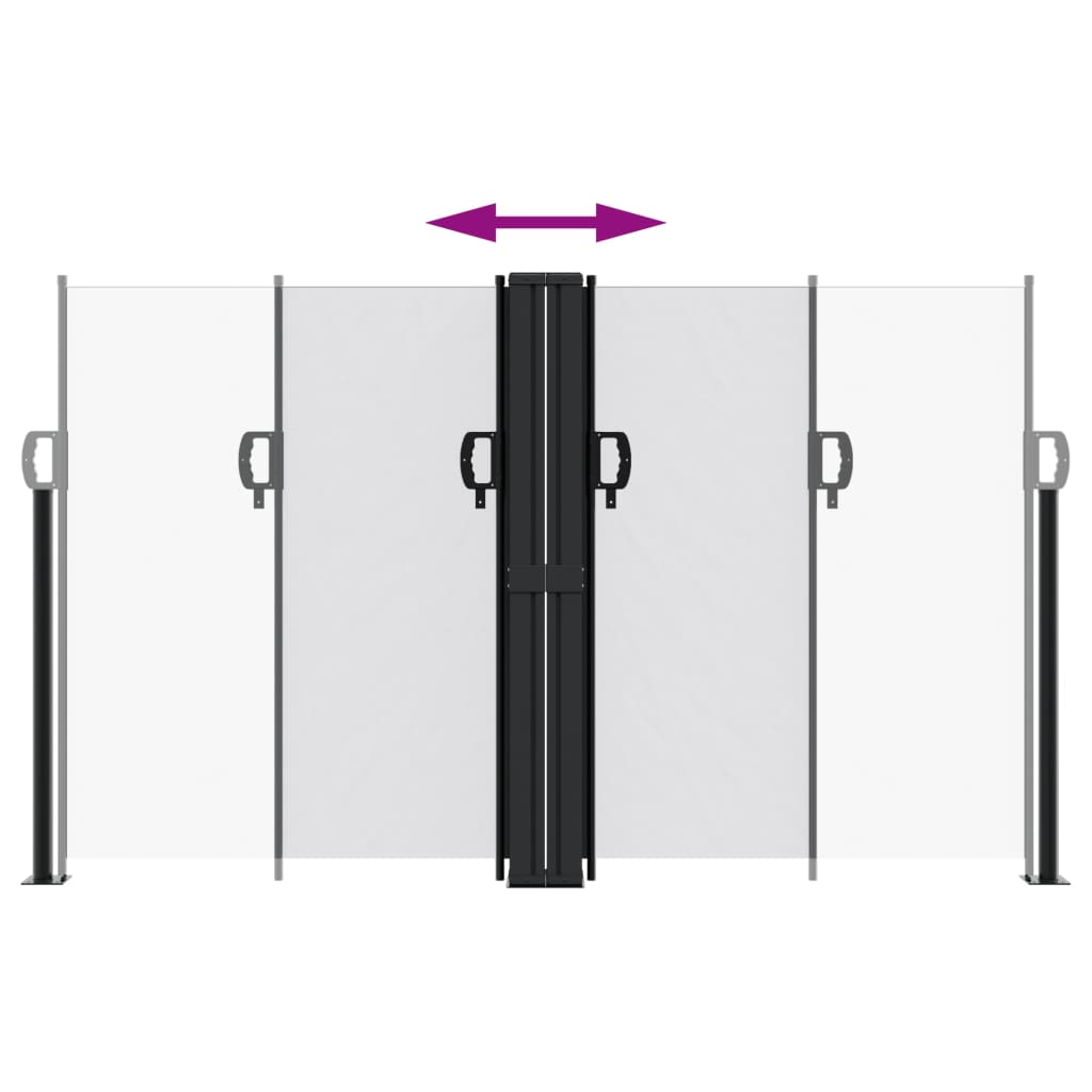 Σκίαστρο Πλαϊνό Συρόμενο Λευκό 140 x 600 εκ.