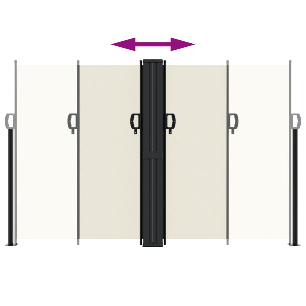 Σκίαστρο Πλαϊνό Συρόμενο Κρεμ 160 x 600 εκ.