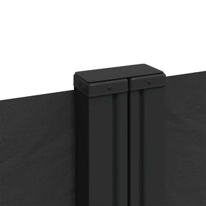 Σκίαστρο Πλαϊνό Συρόμενο Μαύρο 120 x 1000 εκ.