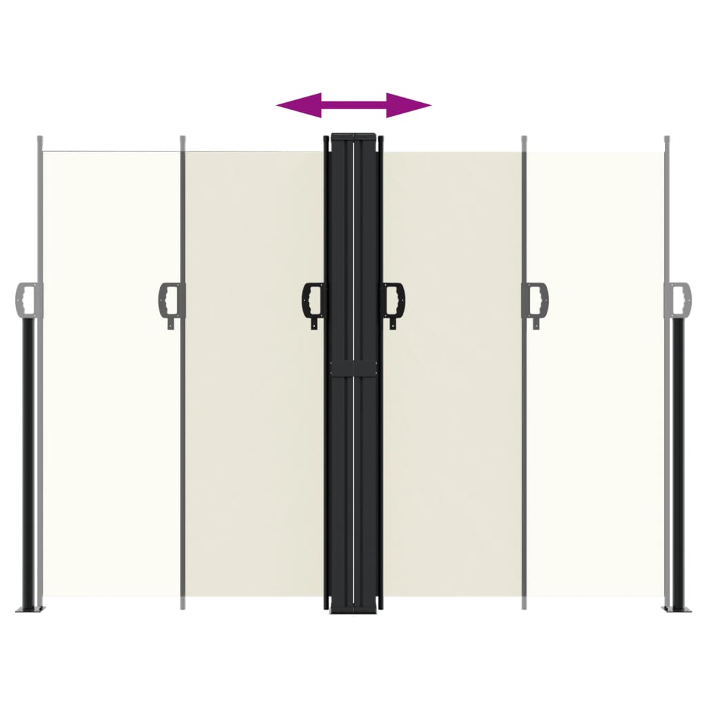 Σκίαστρο Πλαϊνό Συρόμενο Κρεμ 180 x 1000 εκ.