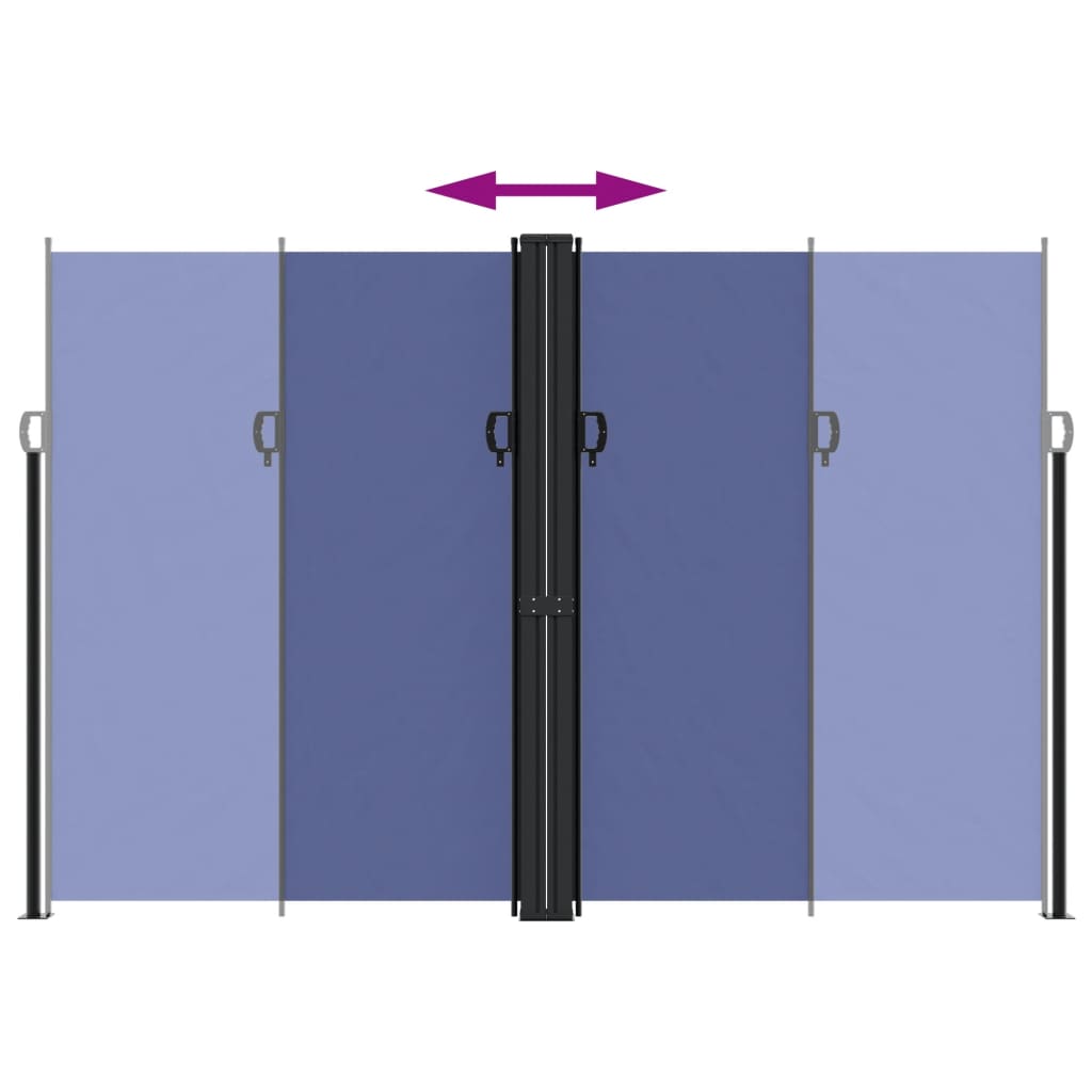 Σκίαστρο Πλαϊνό Συρόμενο Μπλε 220 x 1000 εκ.