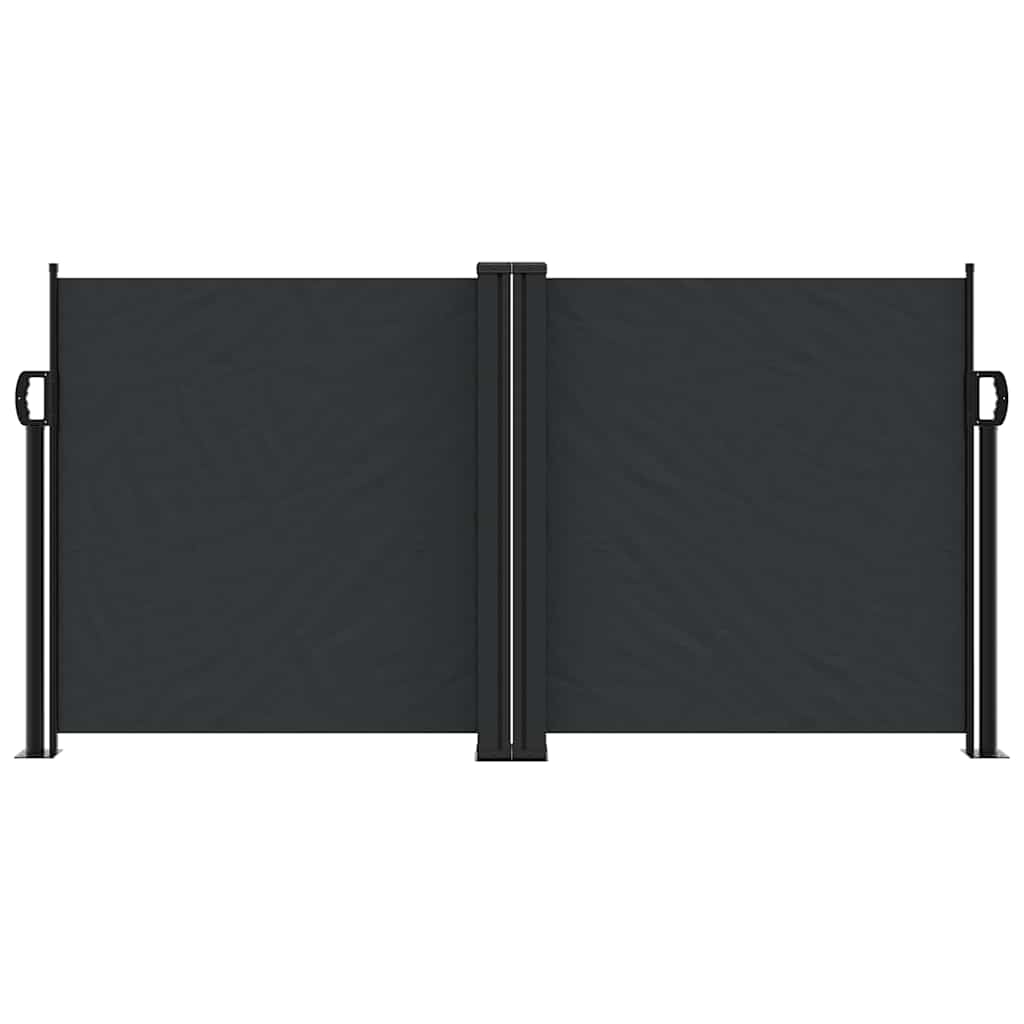 Σκίαστρο Πλαϊνό Συρόμενο Μαύρο 120 x 1200 εκ.