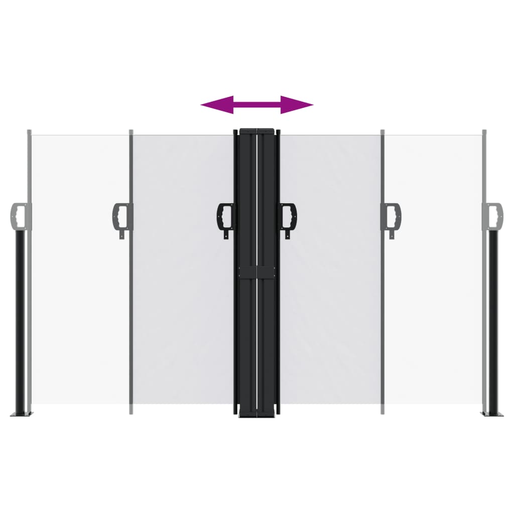 Σκίαστρο Πλαϊνό Συρόμενο Λευκό 140 x 1200 εκ.