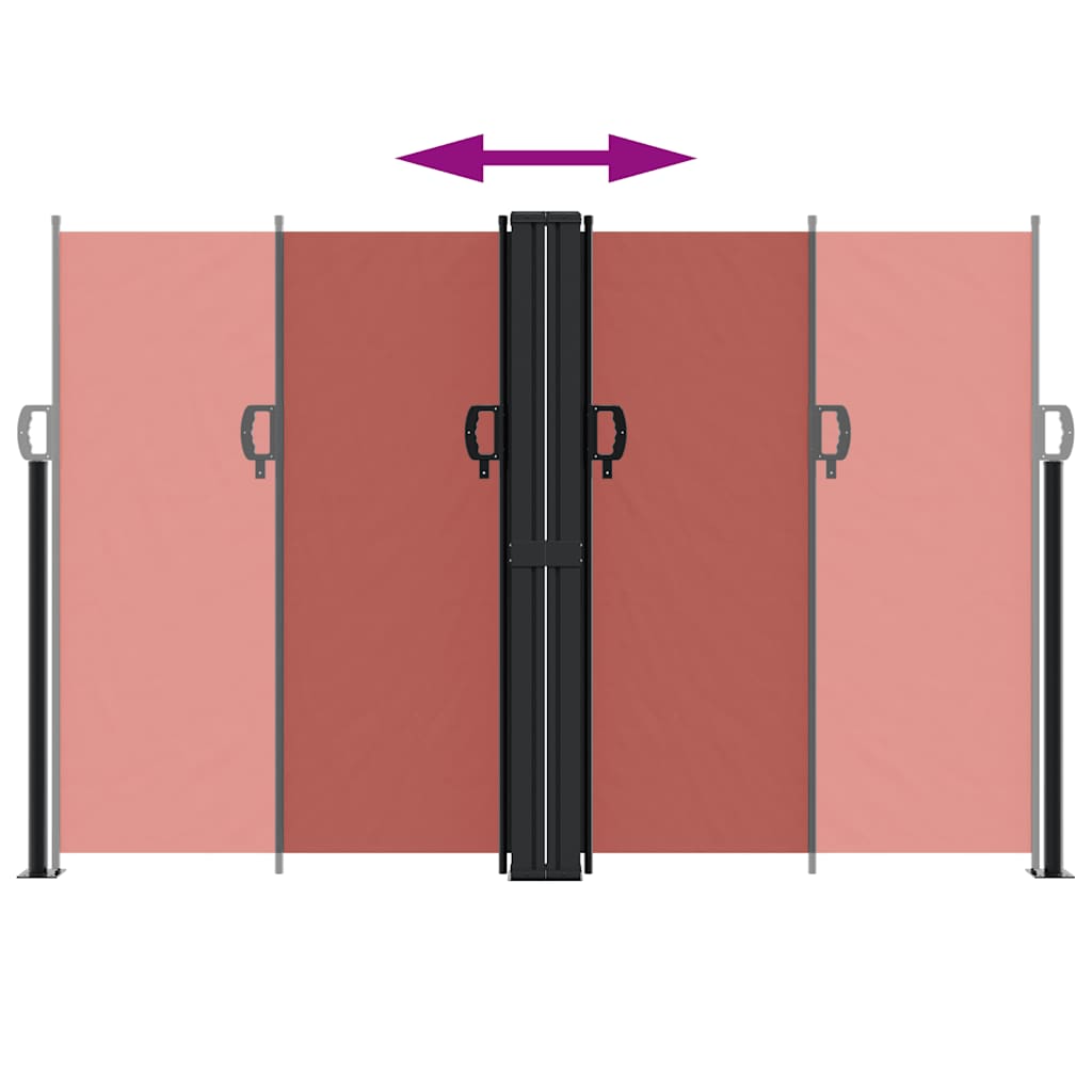 Σκίαστρο Πλαϊνό Συρόμενο Τερακότα 160 x 1200 εκ.