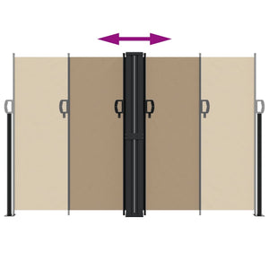 Σκίαστρο Πλαϊνό Συρόμενο Taupe 160 x 1200 εκ.