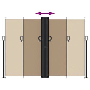 Σκίαστρο Πλαϊνό Συρόμενο Taupe 180 x 1200 εκ.
