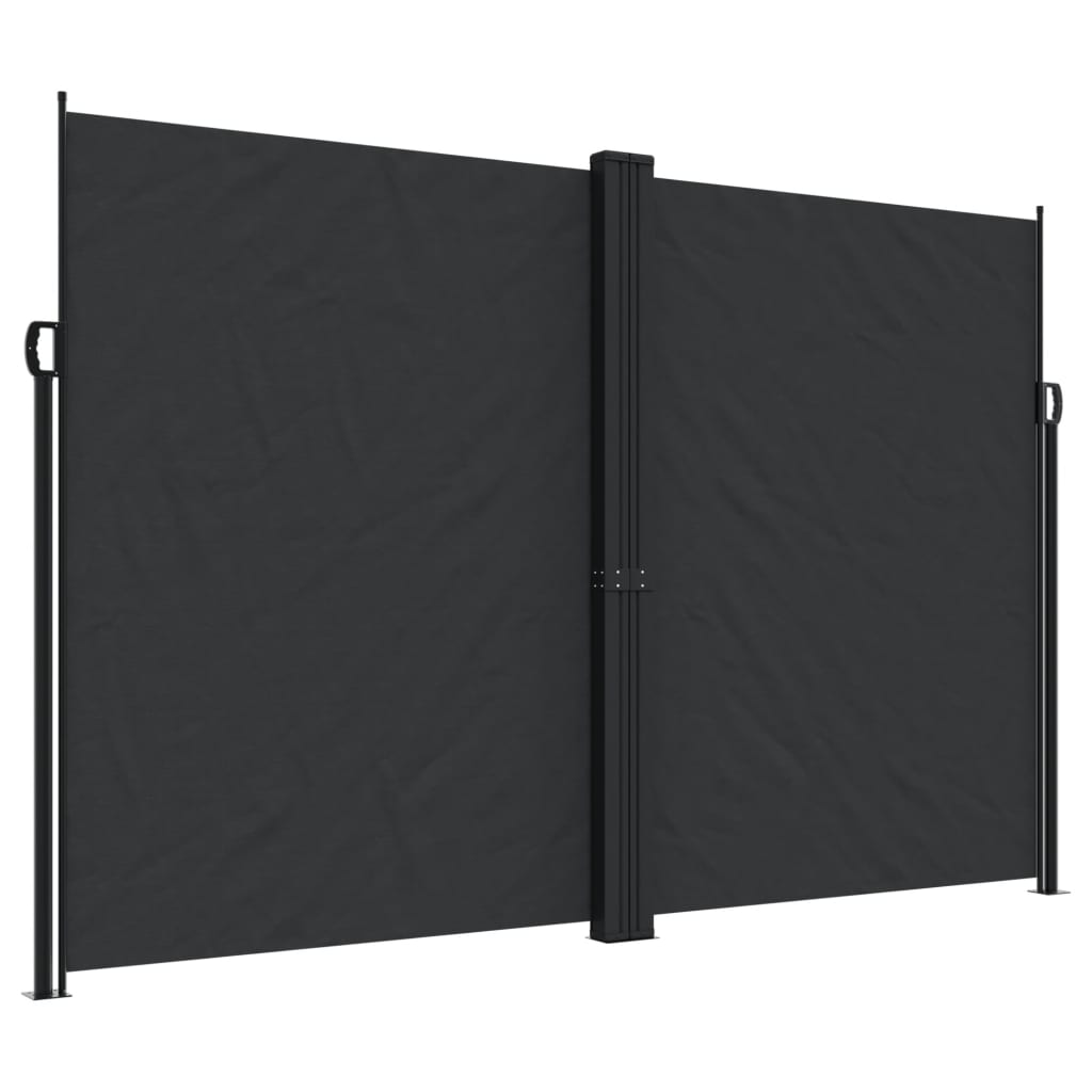 Σκίαστρο Πλαϊνό Συρόμενο Μαύρο 220 x 1200 εκ. - Pakobazaar