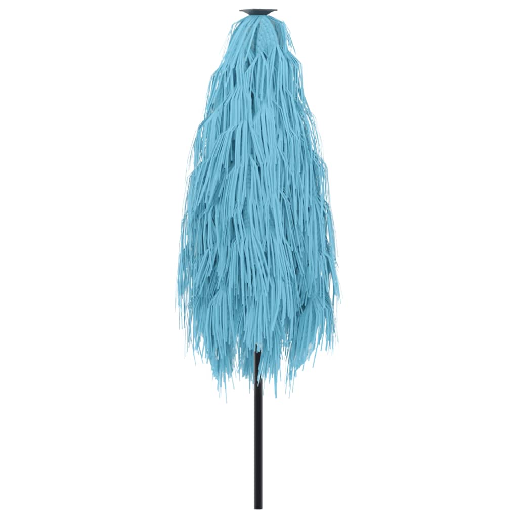 Ομπρέλα Κήπου με Ατσάλινο Ιστό Μπλε 223x223x213 εκ.