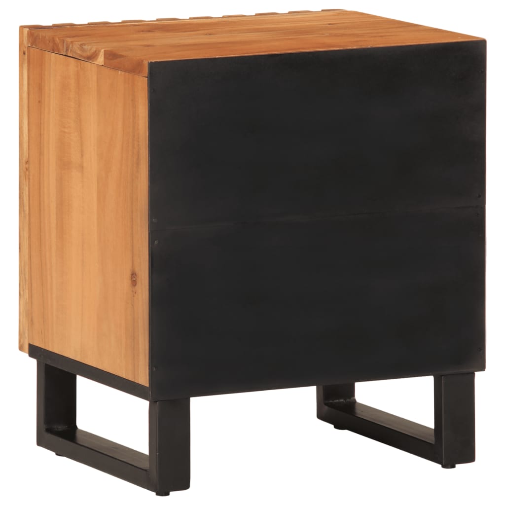Κομοδίνο 40 x 34 x 46 εκ. από Μασίφ Ξύλο Ακακίας - Pakobazaar