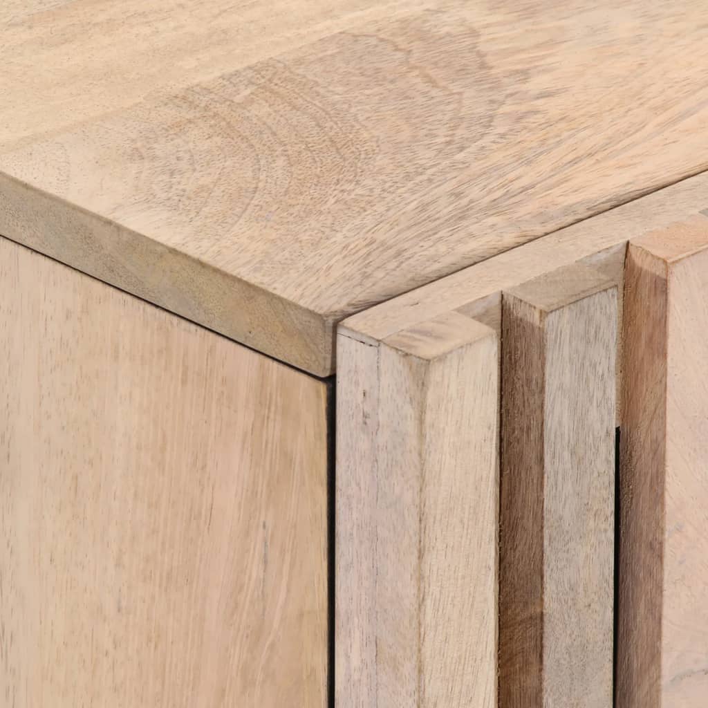 Κομοδίνο 40 x 34 x 46 εκ. από Μασίφ Ξεβαμμένο Ξύλο Μάνγκο - Pakobazaar