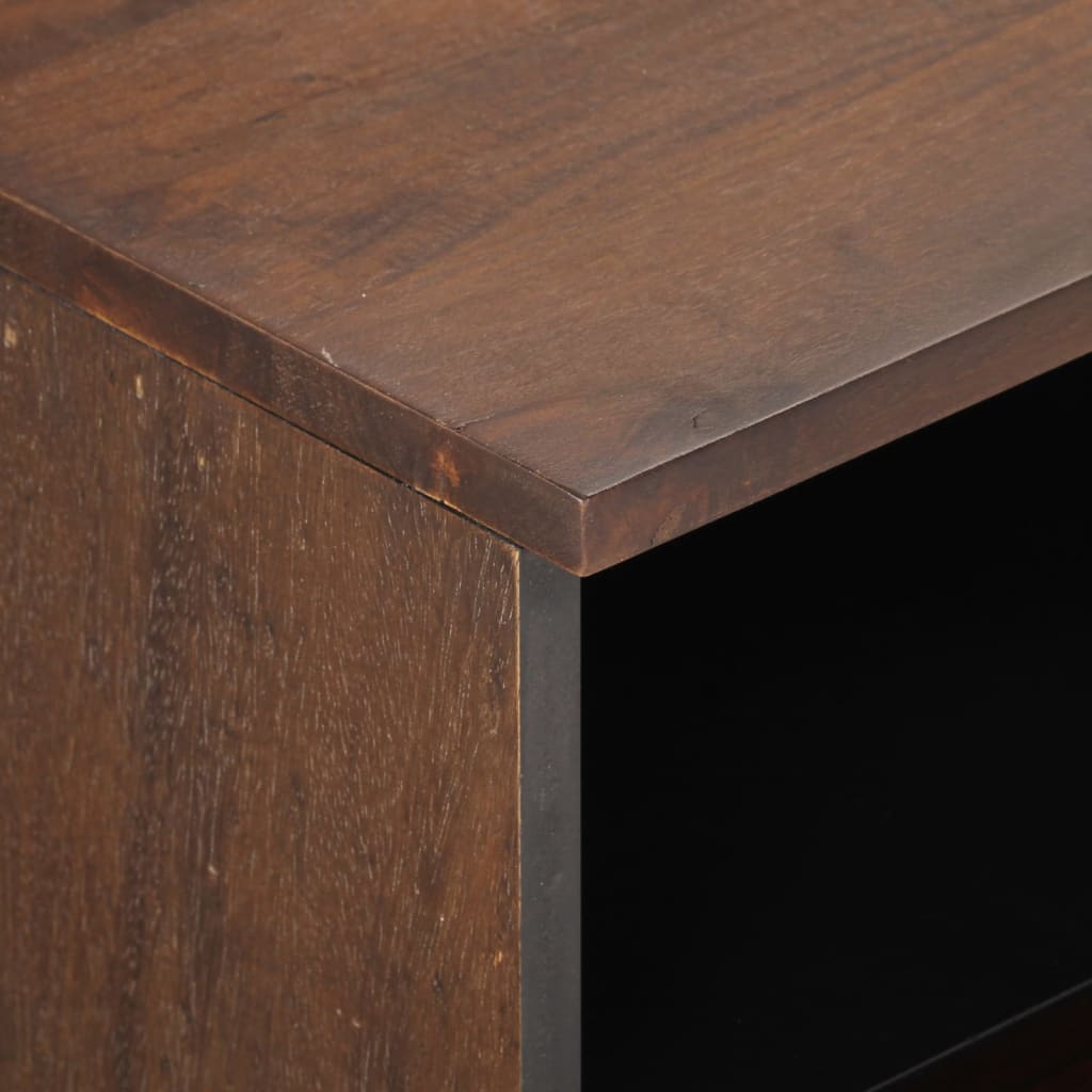 Έπιπλο Τηλεόρασης Καφέ 70x34x46 εκ. Μασίφ Ξύλο Μάνγκο