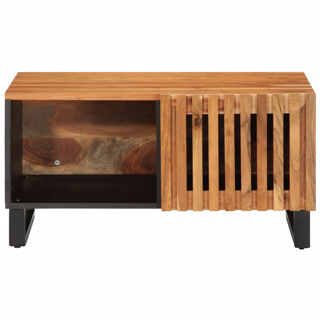 Τραπεζάκι Σαλονιού 80x51x40 εκ. από Μασίφ Ξύλο Ακακίας