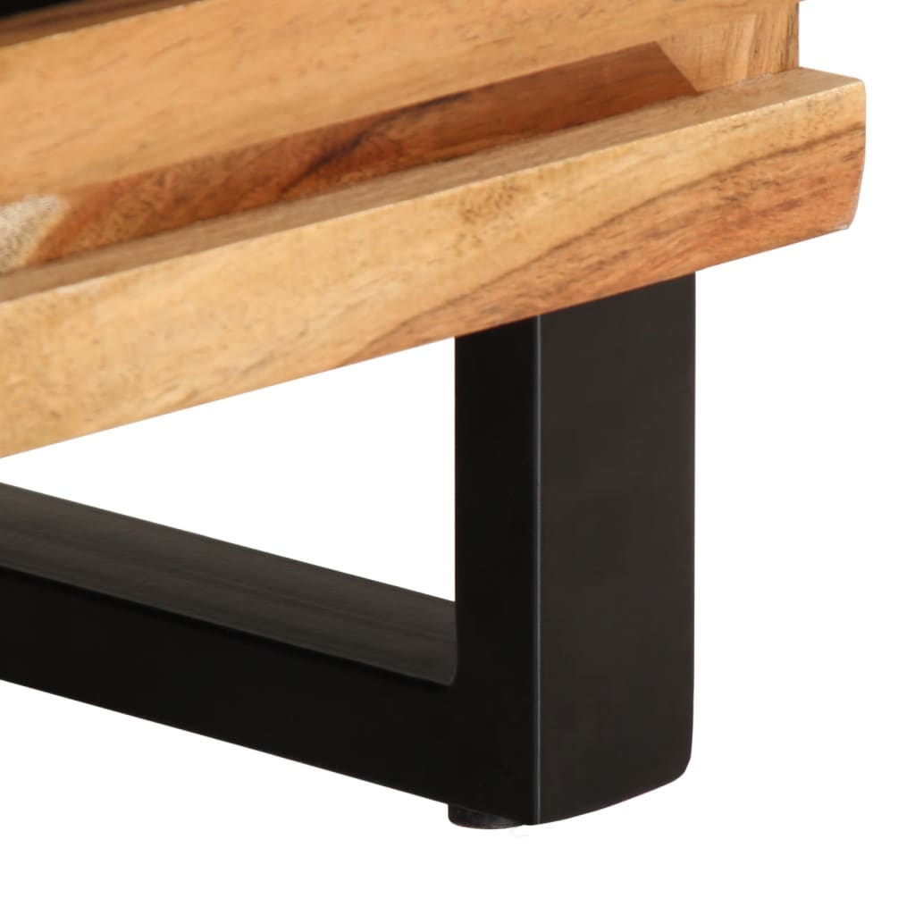 Έπιπλο Τηλεόρασης 80x34x46 εκ. από Μασίφ Ξύλο Ακακίας