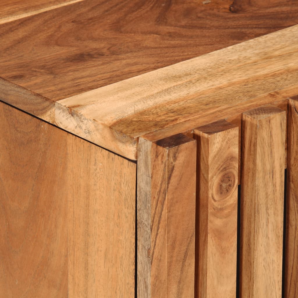 Ντουλάπι Μπάνιου 62x34x58 εκ. από Μασίφ Ξύλο Ακακίας