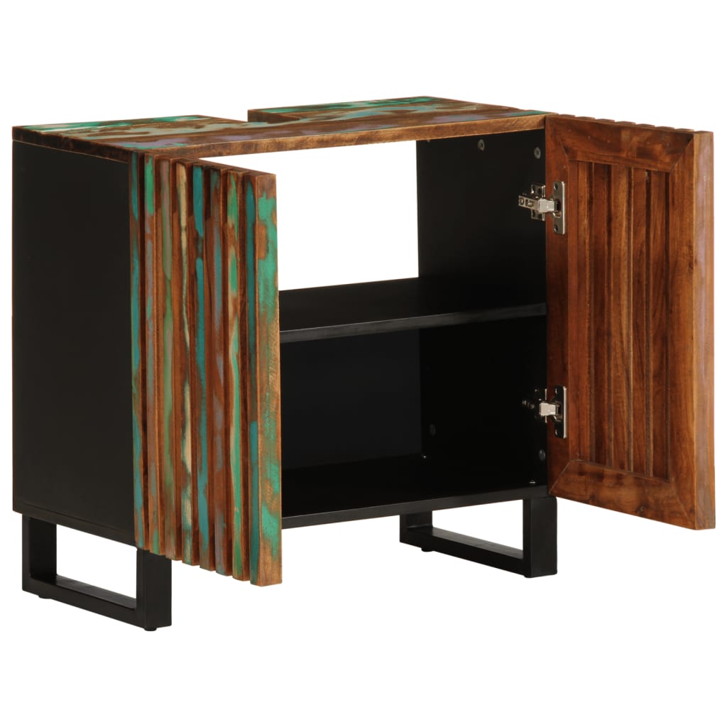 Ντουλάπι Μπάνιου 62x34x58 εκ. από Μασίφ Ξύλο Ακακίας - Pakobazaar