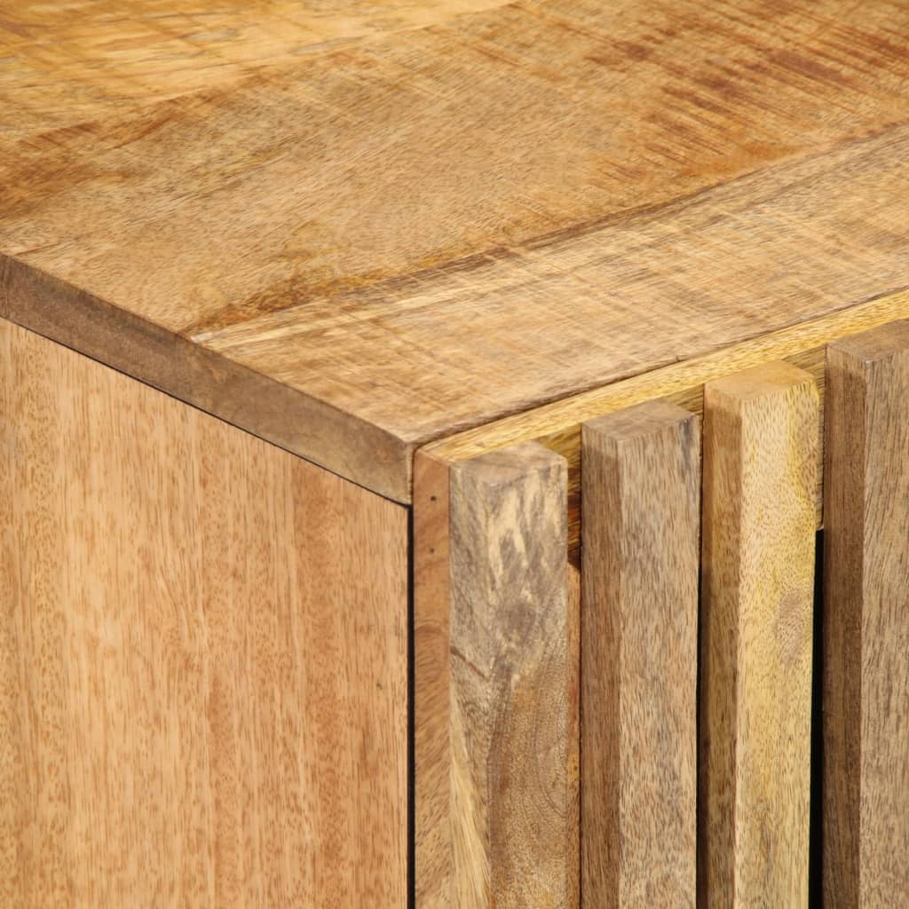 Ντουλάπι Μπάνιου Επιτοίχιο 38x33x48 εκ. Μασίφ Ακατ. Ξύλο Μάνγκο - Pakobazaar