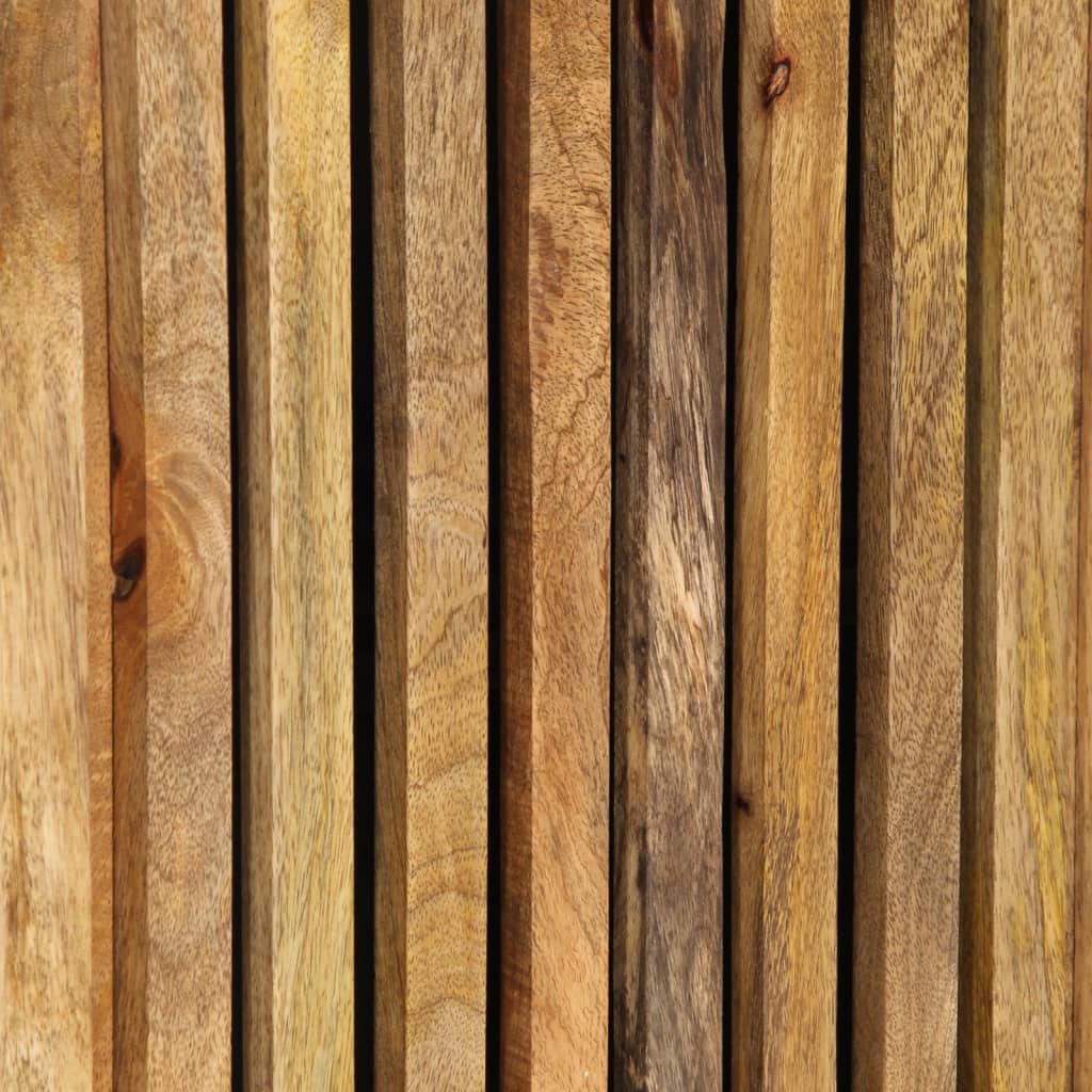 Ντουλάπι Μπάνιου Επιτοίχιο 38x33x48 εκ. Μασίφ Ακατ. Ξύλο Μάνγκο - Pakobazaar