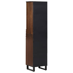Ντουλάπι Καφέ 38x34x160 εκ. από Μασίφ Ξύλο Μάνγκο