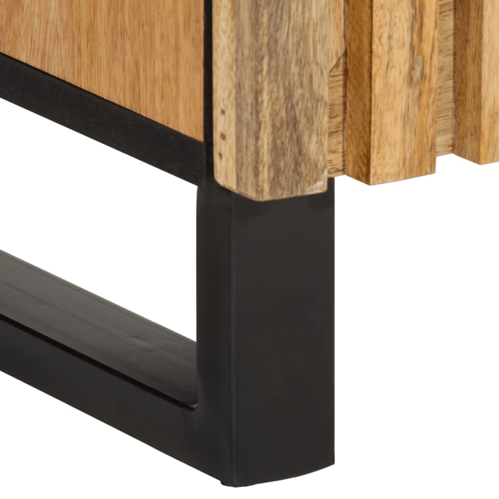 Ντουλάπι 90x34x75 εκ. από Μασίφ Ακατέργαστο Ξύλο Μάνγκο