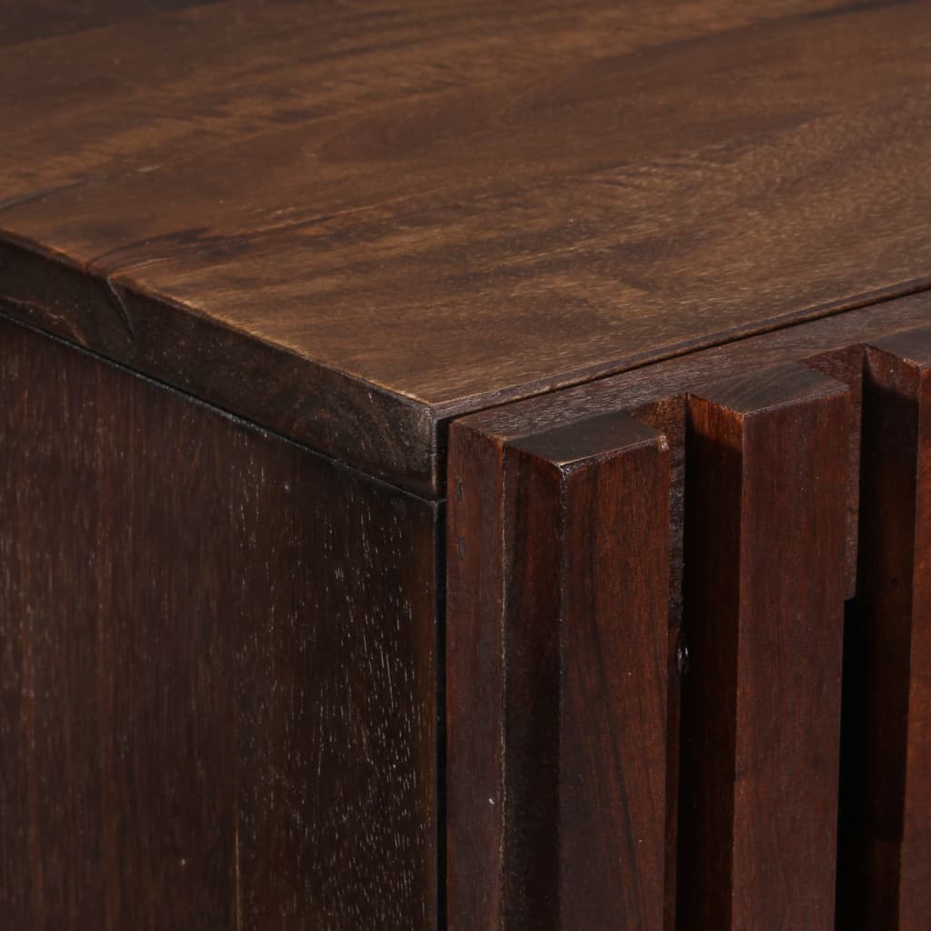 Ντουλάπι Καφέ 40x34x110 εκ. από Μασίφ Ξύλο Μάνγκο