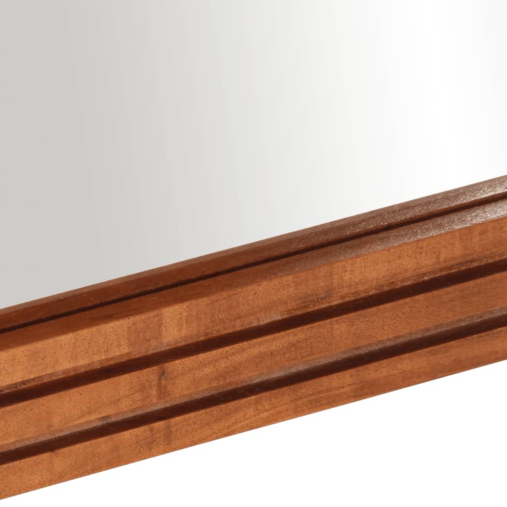 Καθρέφτης Μπάνιου 50x70 εκ. από Μασίφ Ξύλο Ακακίας/Γυαλί