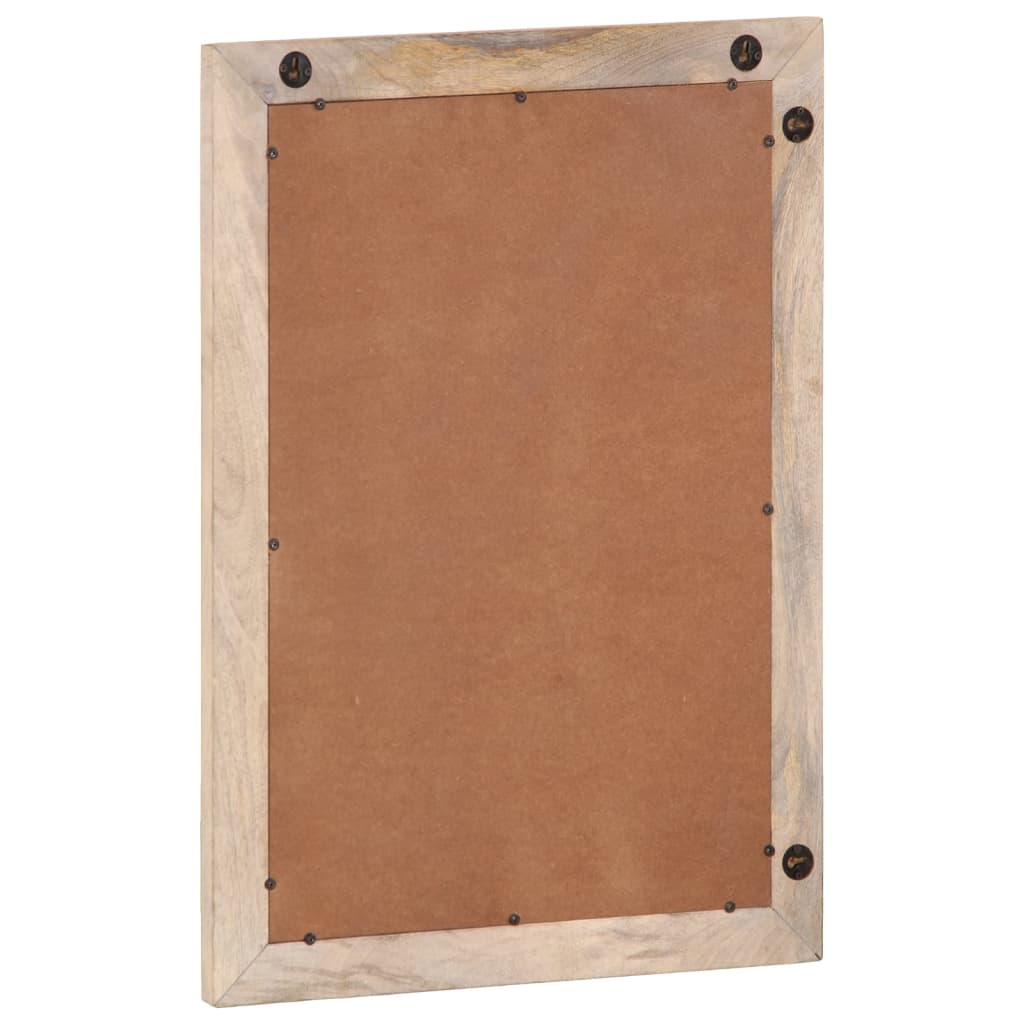 Καθρέφτης Μπάνιου 50x70 εκ. από Μασίφ Ξύλο Μάνγκο/Γυαλί - Pakobazaar