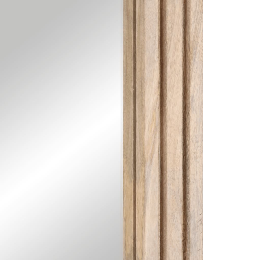 Καθρέφτης Μπάνιου 50x70 εκ. από Μασίφ Ξύλο Μάνγκο/Γυαλί - Pakobazaar