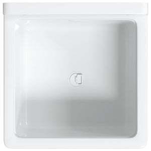 Νιπτήρας Επίτοιχος Λευκός 40x40x24 εκ. από Ρητίνη - Pakobazaar