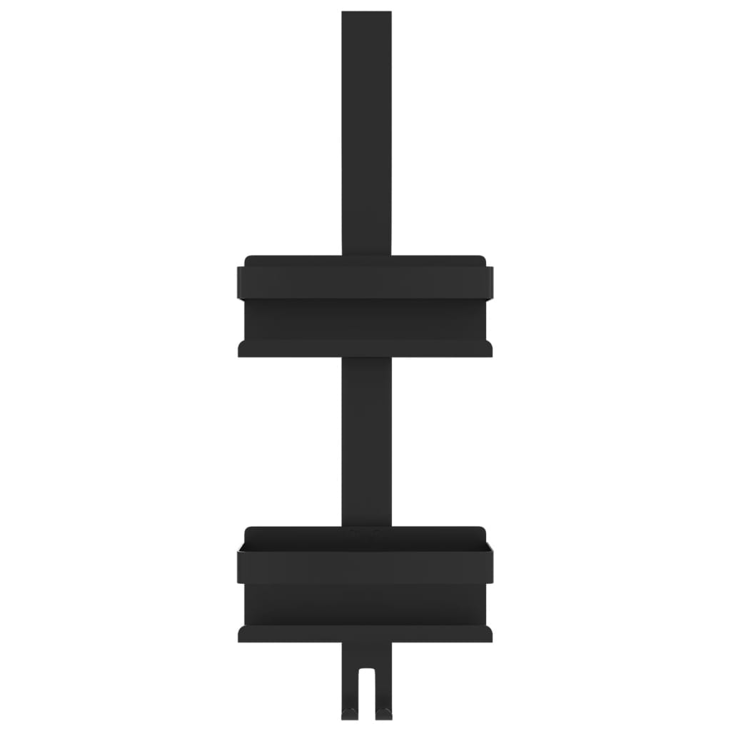 Καλαθάκι Ντους Κρεμαστό Ματ Μαύρο Βουρτσ. 304 Αν. Ατσάλι - Pakobazaar