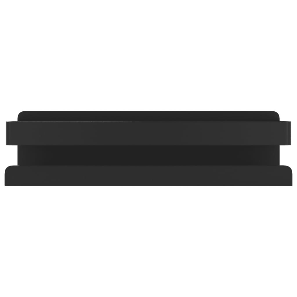 Ράφι Μπάνιου Μαύρο Ματ 23x6,5x6 εκ. Βουρτσ. Ανοξείδ. Ατσάλι 304