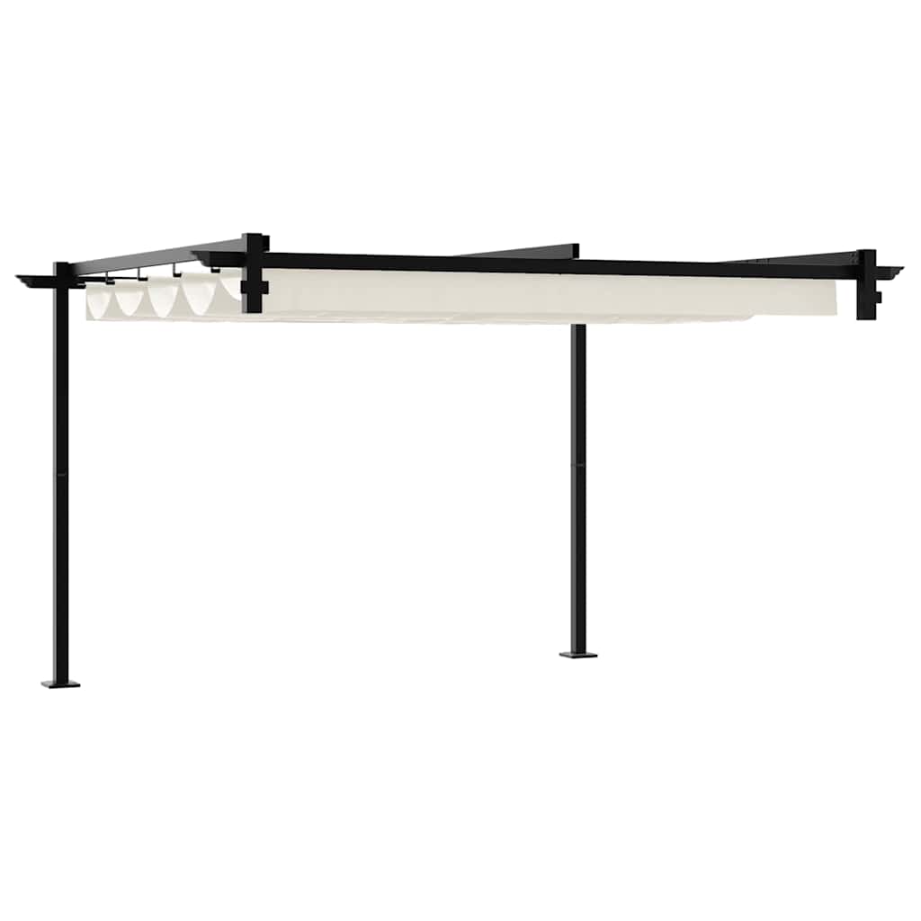 Κιόσκι 300 x 300 x 200 cm Κρεμ Πολυεστέρας