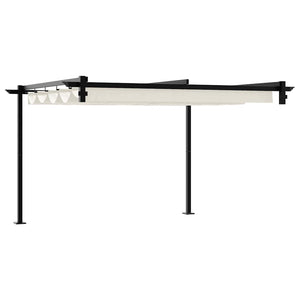 Κιόσκι 300 x 300 x 200 cm Κρεμ Πολυεστέρας