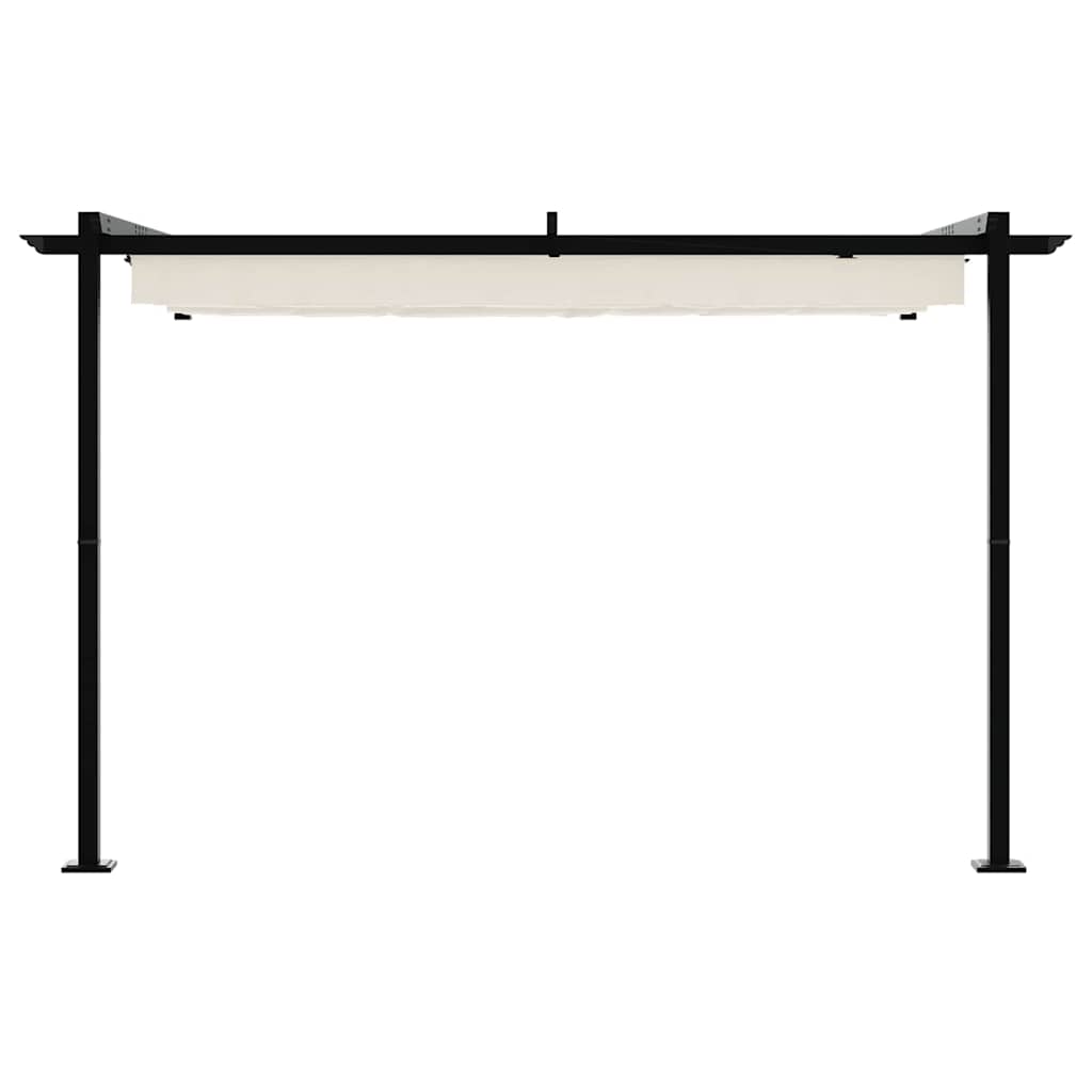 Κιόσκι 300 x 300 x 200 cm Κρεμ Πολυεστέρας