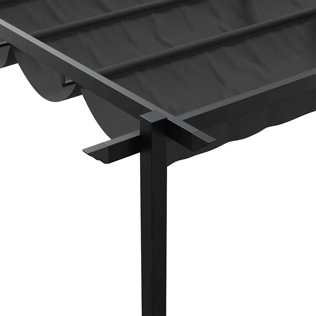 Κιόσκι 300 x 300 x 200 cm Ανθρακί Πολυεστέρας