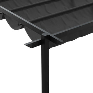 Κιόσκι 300 x 300 x 200 cm Ανθρακί Πολυεστέρας