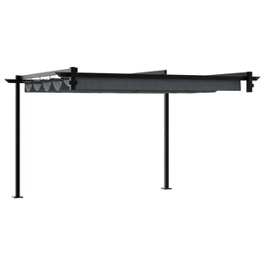 Κιόσκι 300 x 300 x 200 cm Ανθρακί Πολυεστέρας