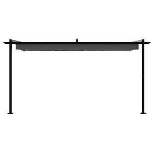 Κιόσκι 400 x 300 x 200 εκ Ανθρακί Πολυεστέρας - Pakobazaar