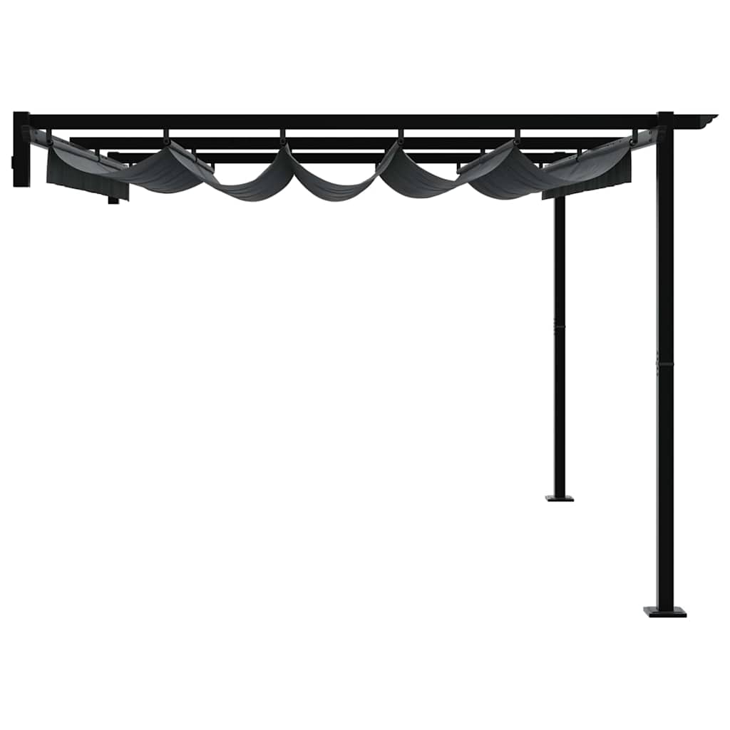 Κιόσκι 400 x 300 x 200 εκ Ανθρακί Πολυεστέρας