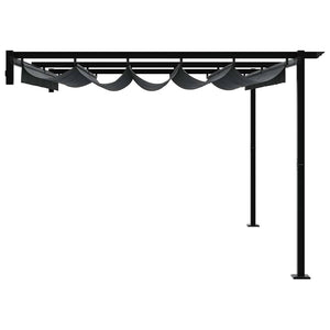 Κιόσκι 400 x 300 x 200 εκ Ανθρακί Πολυεστέρας - Pakobazaar