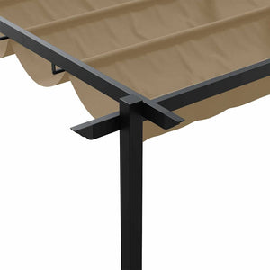 Κιόσκι 400 x 300 x 200 εκ Taupe Πολυεστέρας