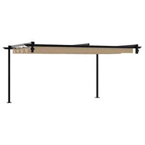 Κιόσκι 400 x 300 x 200 εκ Taupe Πολυεστέρας