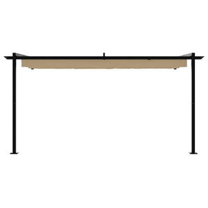 Κιόσκι 400 x 300 x 200 εκ Taupe Πολυεστέρας