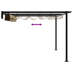 Κιόσκι 400 x 300 x 200 εκ Taupe Πολυεστέρας