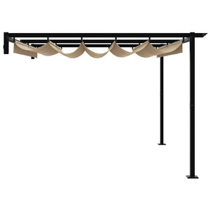 Κιόσκι 400 x 300 x 200 εκ Taupe Πολυεστέρας