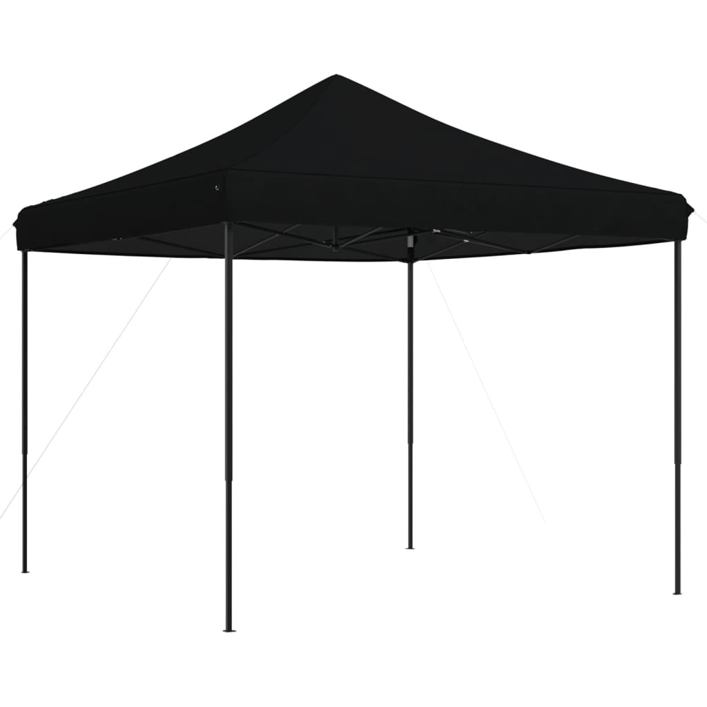 Τέντα Εκδηλώσεων Πτυσσόμενη Pop-Up Μαύρο 292x292x315 εκ.
