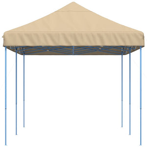 Τέντα Εκδηλώσεων Πτυσσόμενη Pop-Up Μπεζ 580x292x315 εκ. - Pakobazaar
