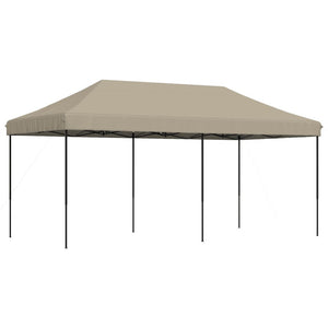 Τέντα Εκδηλώσεων Πτυσσόμενη Pop-Up Taupe 580x292x315 εκ. - Pakobazaar